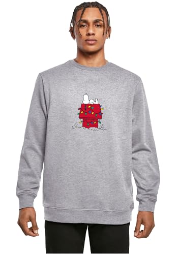 Merchcode Male Crewneck Peanuts Christmas Kennel Basic Crewneck, Regular Fit, XXL von MERCHCODE