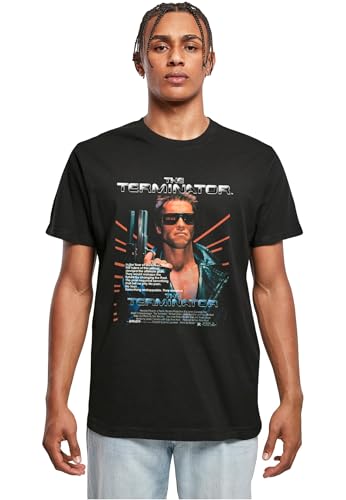 Merchcode Men's MP502234-The Terminator-No Fear T-Shirt, Black, Large von MERCHCODE