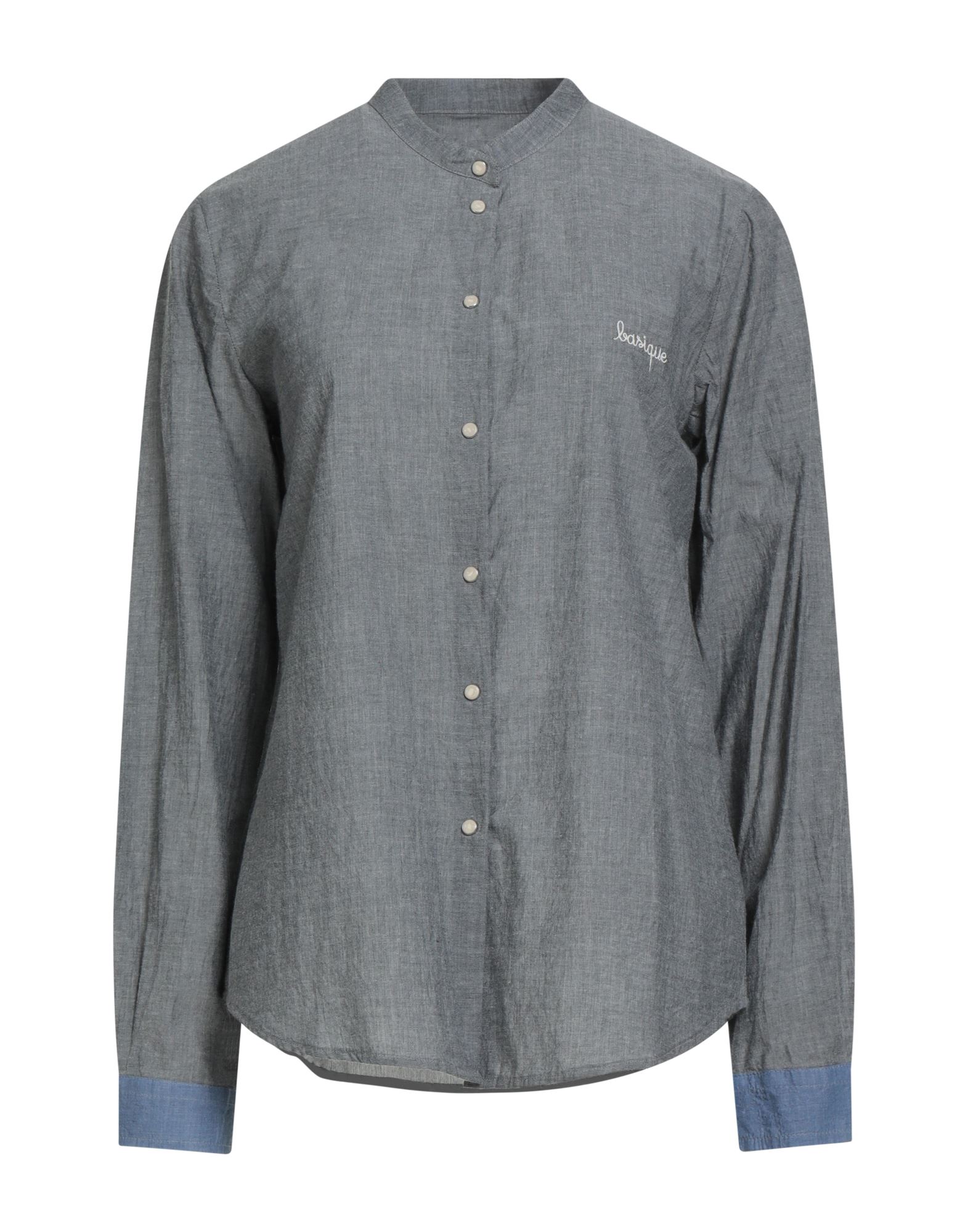 MERCI ITALIA Jeanshemd Damen Grau von MERCI ITALIA