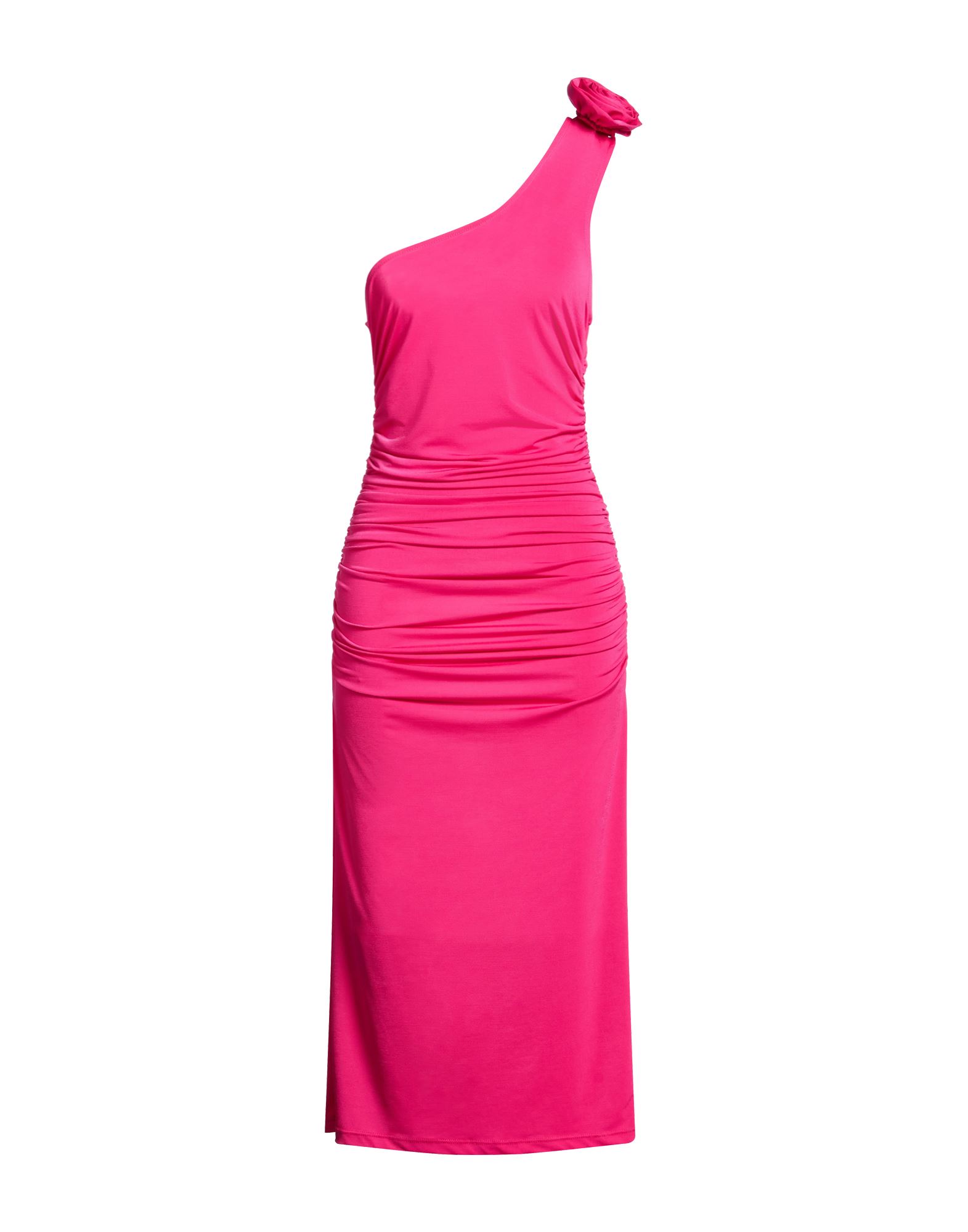 MERCI ITALIA Midi-kleid Damen Fuchsia von MERCI ITALIA