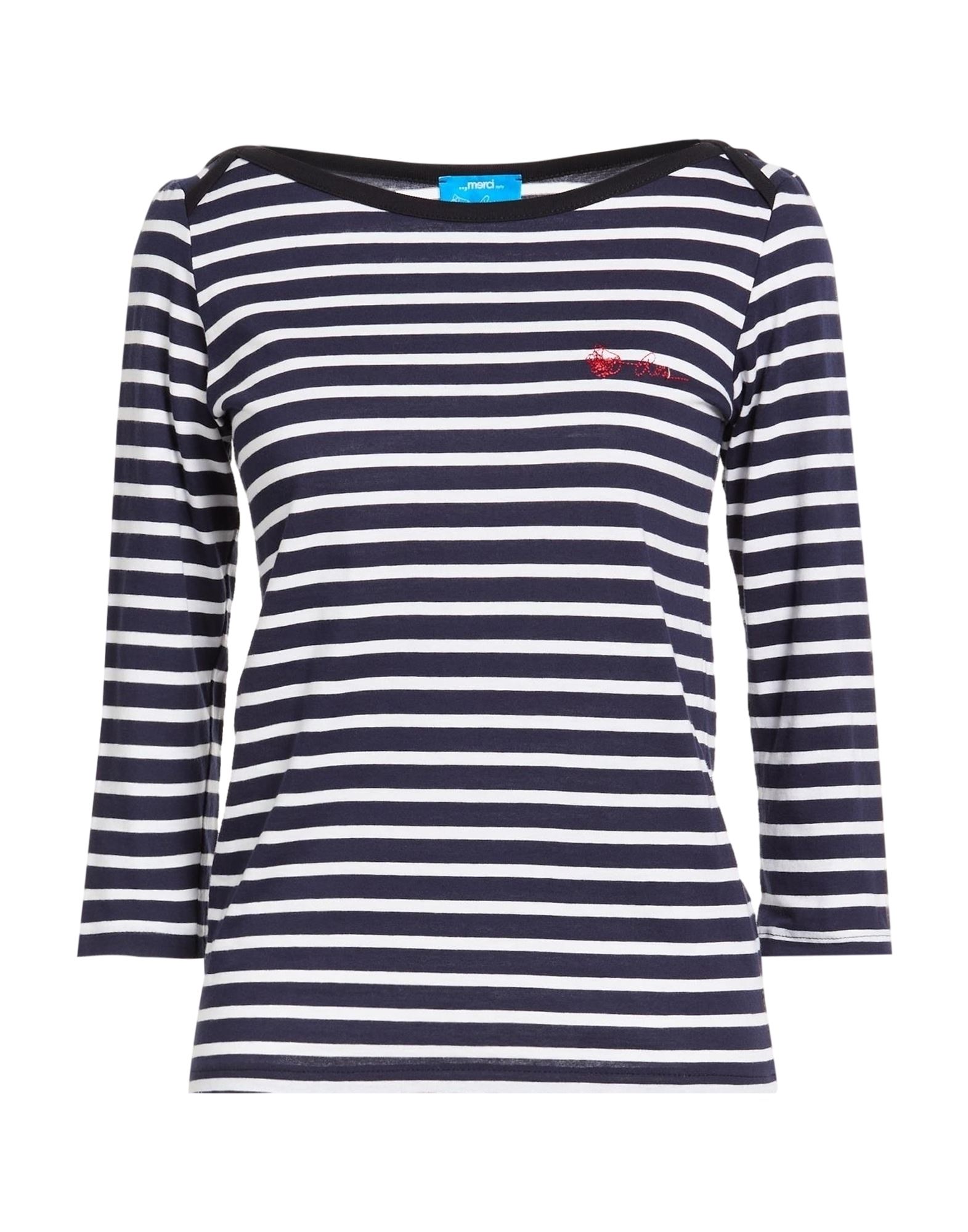 MERCI ITALIA T-shirts Damen Marineblau MERCI ITALIA T-shirts Damen Marineblau von MERCI ITALIA
