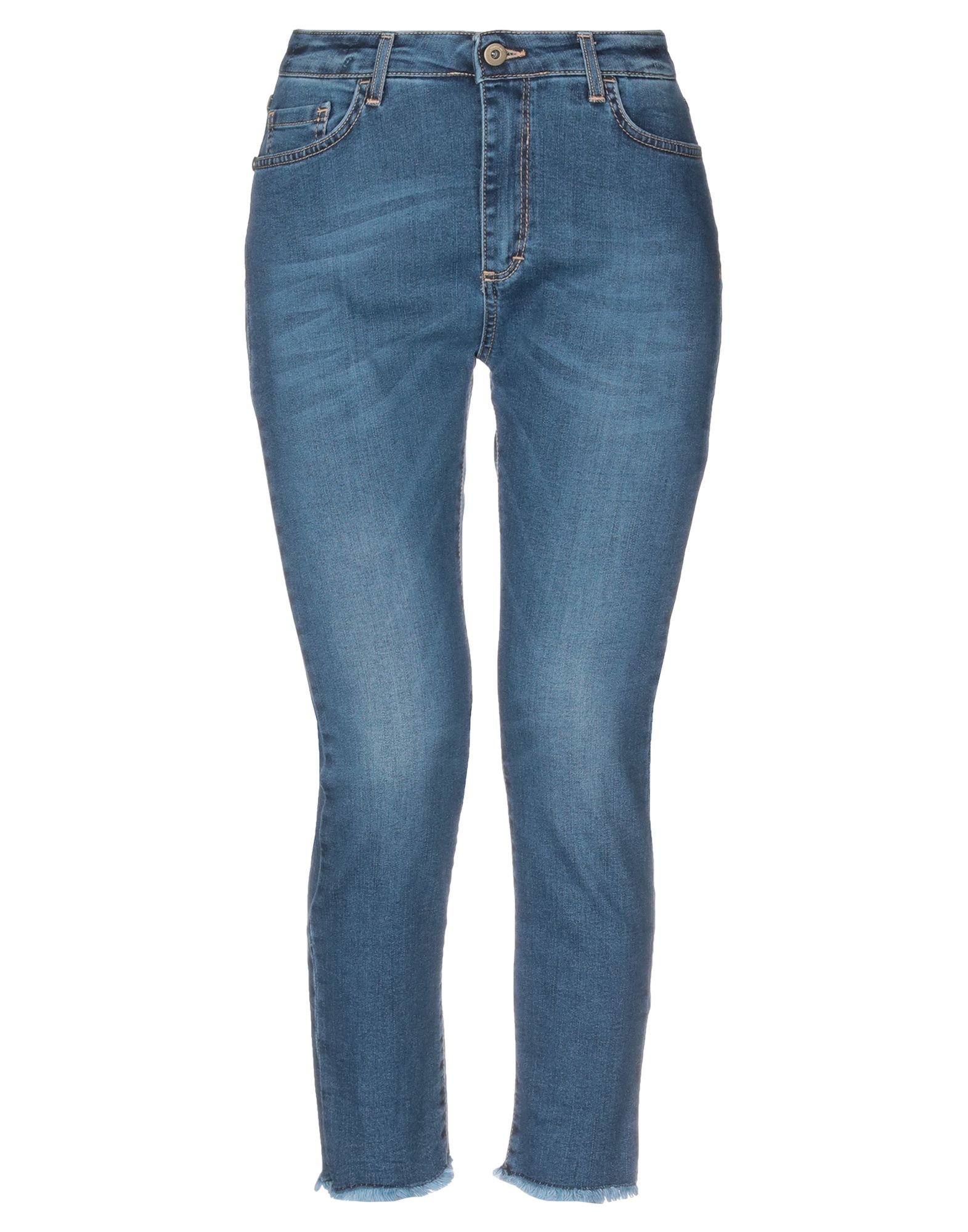 ..,MERCI Cropped Jeans Damen Blau von ..,MERCI