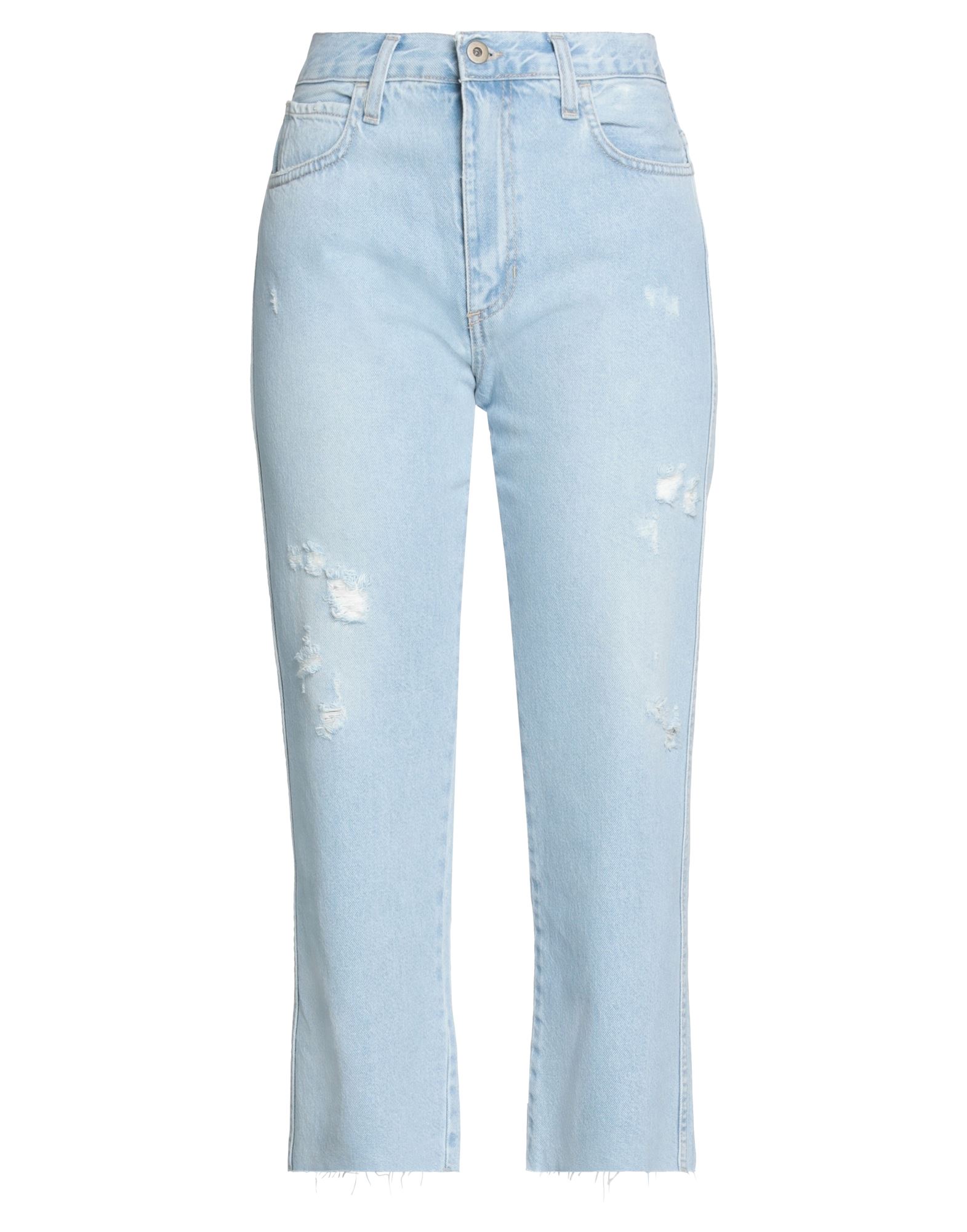 ..,MERCI Cropped Jeans Damen Blau von ..,MERCI