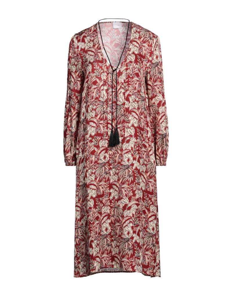 MERCI ITALIA Midi-kleid Damen Ziegelrot von MERCI ITALIA