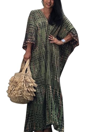 MERCIY Damen Strandkleid Strandponcho Oversize Bikini Cover Up Sommer Strandkleid Bikini Tunika Cover Up,Strandurlaub Wandern von MERCIY