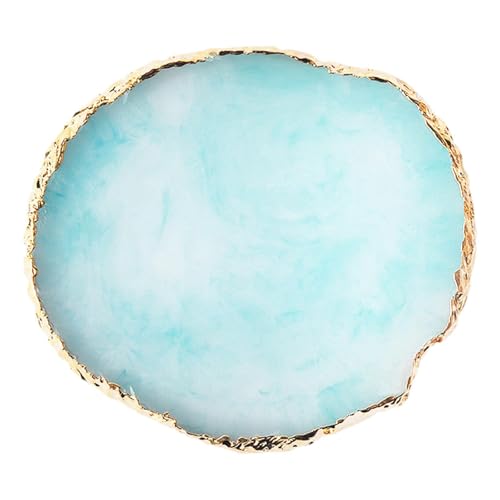 MERIGLARE DIY Nail Art Palette, Malen gemischter Farbplatte, Nail Art Polish Halter Farbschale Zeichnung Farbschale für Künstler, Blau von MERIGLARE