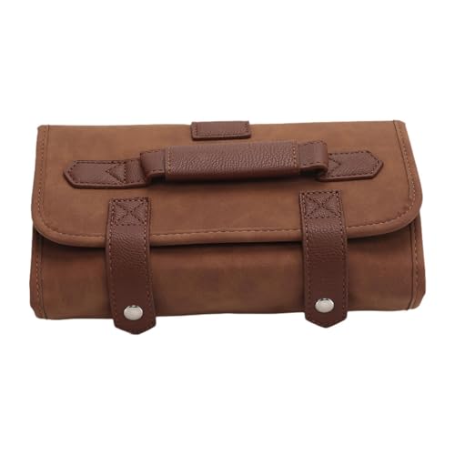 MERIGLARE Friseurschere Gehäuse Hairdresserwerkzeug Organizer Friseur -Tool -Speichertasche für Stylistenwerkzeuge, Braun von MERIGLARE