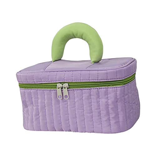 MERIGLARE Mehrzweck-Reise-Make-up-Etui mit Griff Große tragbare Kulturbeutel-Aufbewahrungstasche Kosmetik-Organizer-Beutel für Toilettenartikel Make-up-Pinsel von MERIGLARE