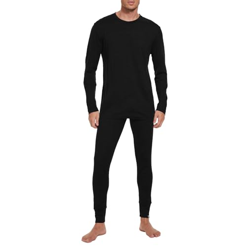 MERINNOVATION 100% Merino Unterwäsche Herren Set Leicht, Mittelgewicht, Thermounterwäsche Merinowolle, Langarm Shirt und Hose von MERINNOVATION