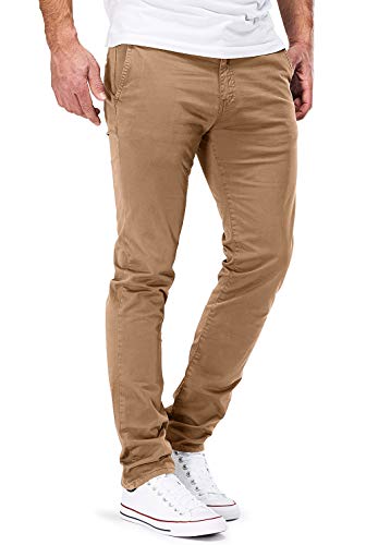 MERISH Chino Herren Slim fit Chinohose Stretch Designer Hose Neu 402 (30-30, 402 Braun) von MERISH