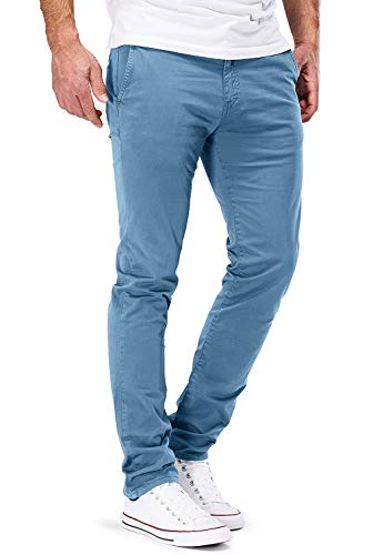 MERISH Chino Herren Slim fit Chinohose Stretch Designer Hose Neu 402 (30-30, 402 Hellblau) von MERISH