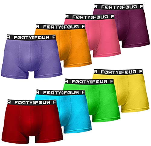 MERISH | FortyFour Boxershorts Herren 8er Pack S-7XL Unterwäsche Unterhosen Männer Men Retroshorts (M, 716a 8er Set Bunt) von MERISH