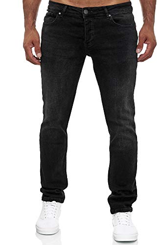 MERISH Jeans Herren Slim Fit Jeanshose Stretch Designer Hose Denim 502 (31-30, 502-3 Schwarz) von MERISH