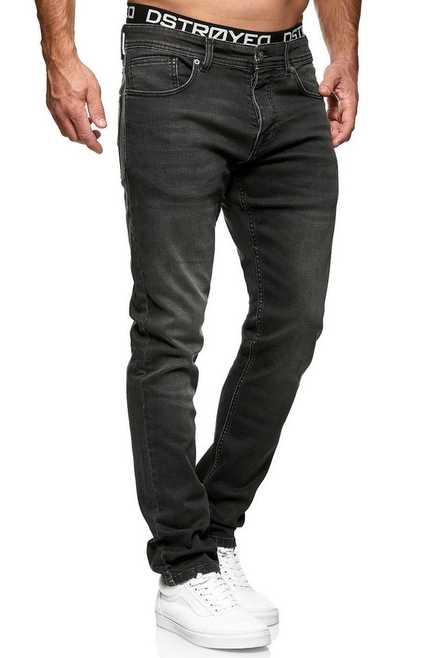 MERISH Slim-fit-Jeans MERISH Jeans Herren Destroyed Hose Jeanshose Männer Slim Fit Stretch von MERISH