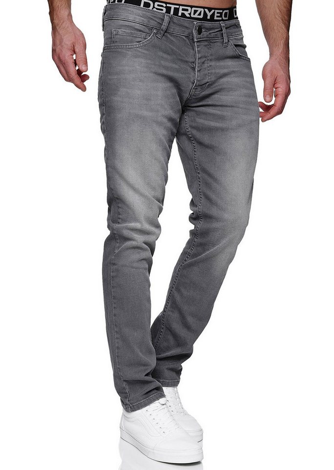 MERISH Slim-fit-Jeans MERISH Jeans Herren Slim Fit Jeanshose Stretch Denim Hose Designer von MERISH