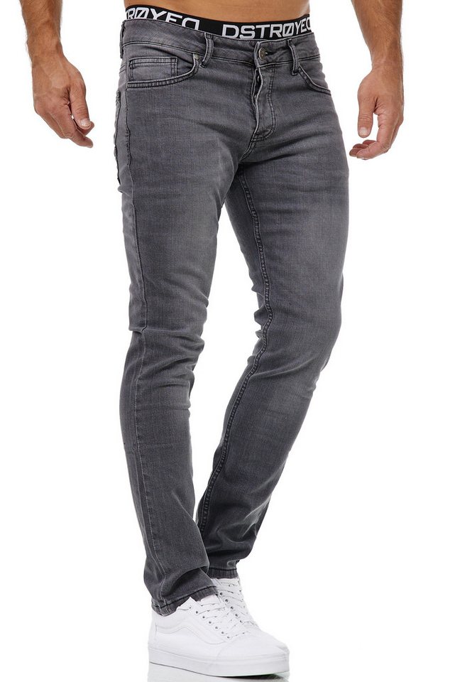 MERISH Slim-fit-Jeans MERISH Jeans Herren Slim Fit Jeanshose Stretch Designer Hose Denim von MERISH