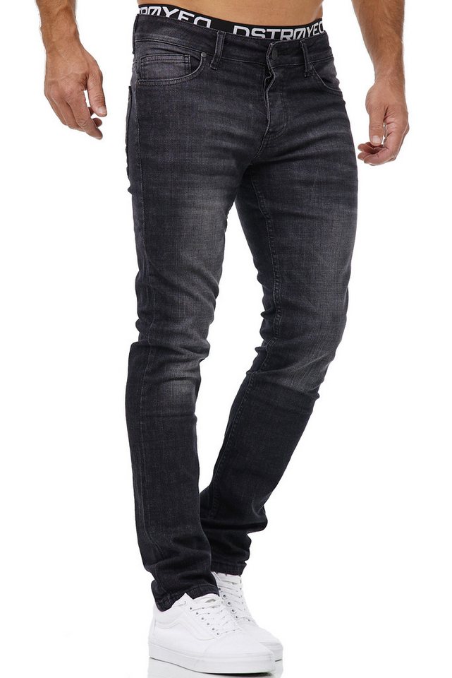 MERISH Slim-fit-Jeans MERISH Jeans Herren Slim Fit Jeanshose Stretch Designer Hose Denim von MERISH