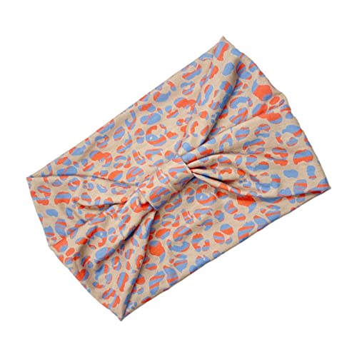 MERISHOPP™ Leoparden-Stirnbänder für Mädchen, Schweißbänder zum Schlafen, Yoga, Make-up, Champagner von MERISHOPP