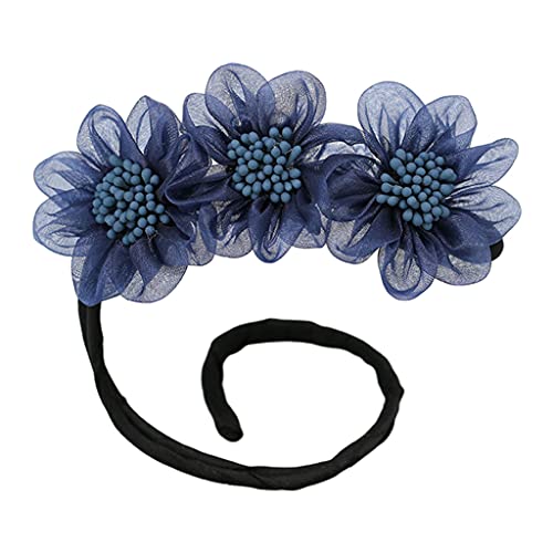 MERISHOPP™ Modische Haarbänder für Damen, klassisches Design, einfach zu bedienen, Blau von MERISHOPP