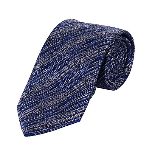 Herren Krawatte Blaue Seidenkrawatte für Herren Formelle Klassische Elegante Schlipse Krawatte für Hochzeit Party Business Geschenk von MERIT OCEAN