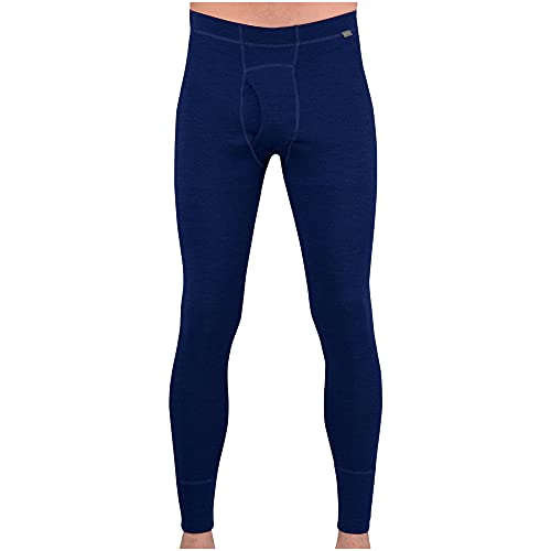 MERIWOOL Herren-Thermohose aus 100 % Merinowolle, Marineblau, XXL von MERIWOOL