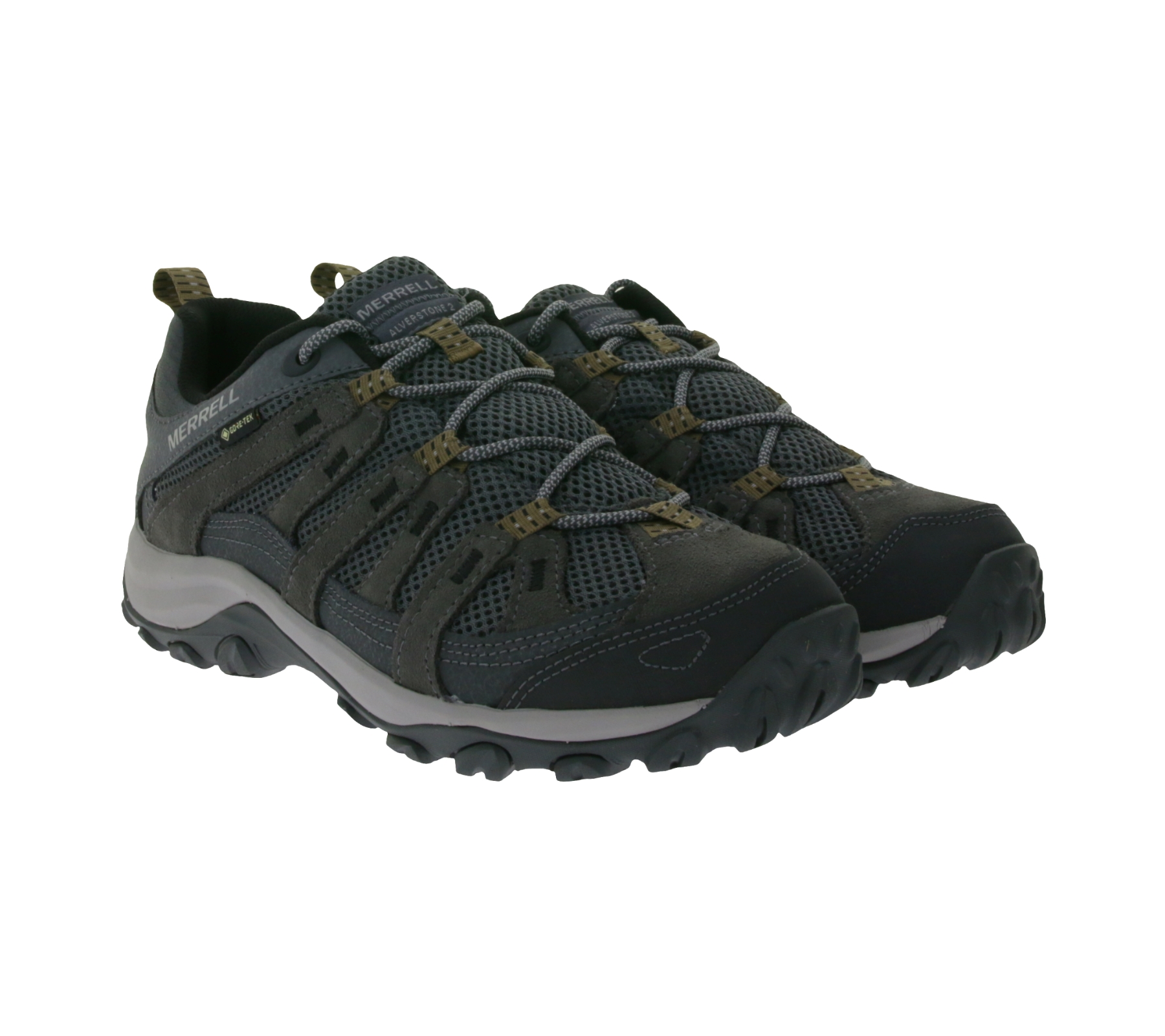 MERRELL Alverstone 2 Gore-Tex Herren Wanderschuhe wasserdichte GTX Outdoor-Schuhe mit Wechselfußbett J037167 Grau/Braun MERRELL Alverstone 2 Gore-Tex Herren Wanderschuhe wasserdichte GTX Outdoor-Schuhe mit Wechselfußbett J037167 Grau/Braun von MERRELL