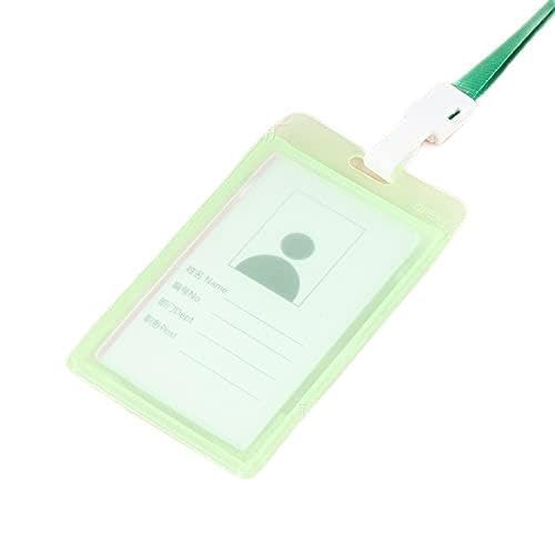 MERRIYARD Abzeichenklammer, Seil aufhängen, Transparenter einziehbarer Kartenhalter Studentin Klare Ausweishülle mit Frauen Abzeichen Kartenetui (Farbe : Blau)(Green) von MERRIYARD