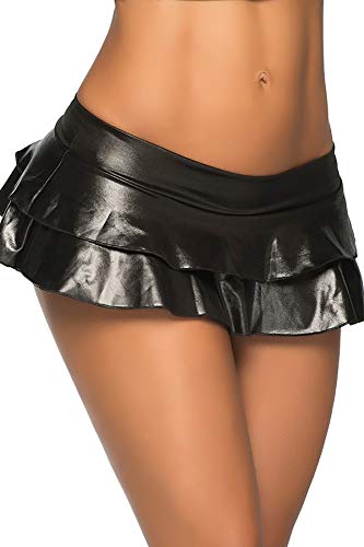 Merry See Damen TRFNTG103435 Nachthemd, Schwarz, L-XL von MERRY SEE