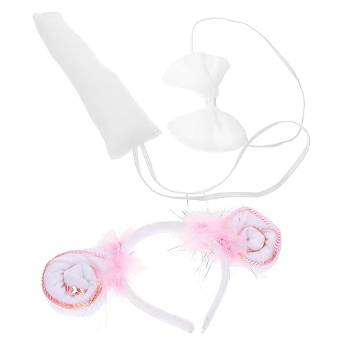 MERRYHAPY Halloween Stirnband Mit Schafohren Und Fliege Satz Für Tierkostüm Party Cosplay Kostümzubehör von MERRYHAPY