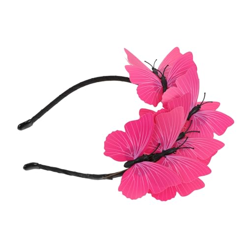 MERRYHAPY Schmetterling Haarband Kopfschmuck Mädchen Zubehör Urlaubsdeko Foto Requisite Cosplay Requisite Hochzeit Party von MERRYHAPY