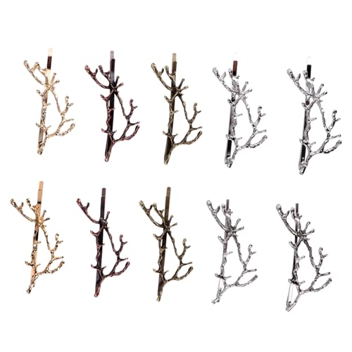 MERRYHAPY 10stücke Kreative Zweig Geweih Haarnadeln Haarspangen Mädchen Haar-accessoires Zubehör von MERRYHAPY