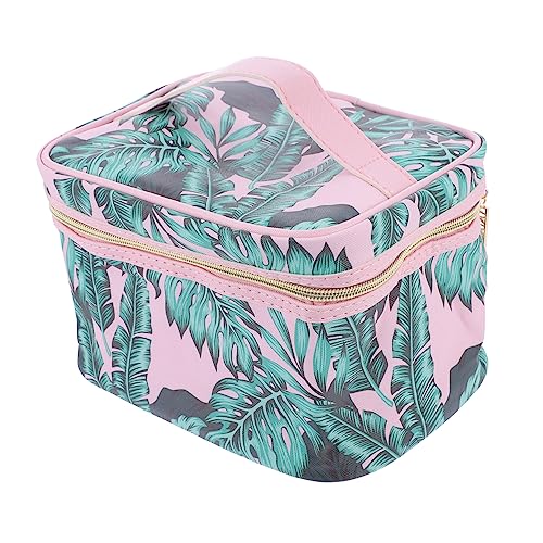 MERRYHAPY Kosmetiktasche Reise Lagerung Hautpflege Produkt Tasche Frauen Schminktasche Outdoor Kosmetiktasche Schlichte Muster Struktur Reisen von MERRYHAPY