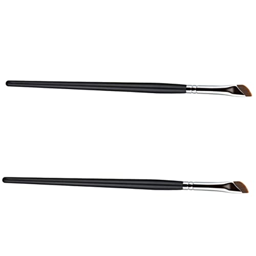 MERRYHAPY Ergonomischer Abgewinkelter Augenbrauenpinsel 2 Stück Dünner Eyeliner-pinsel Für Frauen von MERRYHAPY