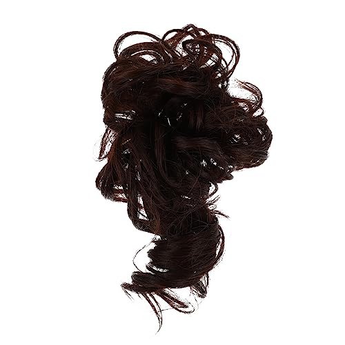MERRYHAPY 2 Stück Messy Bun Haarteil Synthetischer Chignon Lockiger Dutt-aufsatz Für Frauen Einfach Zu Tragen Für Hochzeit Abschlussball Verabredung Schulabend von MERRYHAPY