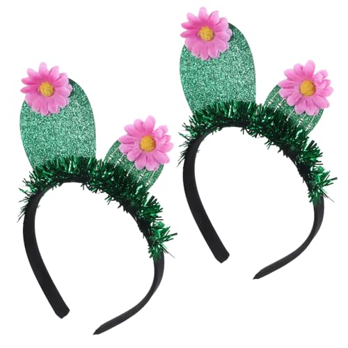 MERRYHAPY 4stücke Teiliges Kaktus-stirnband Mit Quasten Für Partys Und Festliche Anlässe Leicht Und Stilvoll Für Damen Und Mädchen Haaraccessoire Für Tropische Feiern von MERRYHAPY