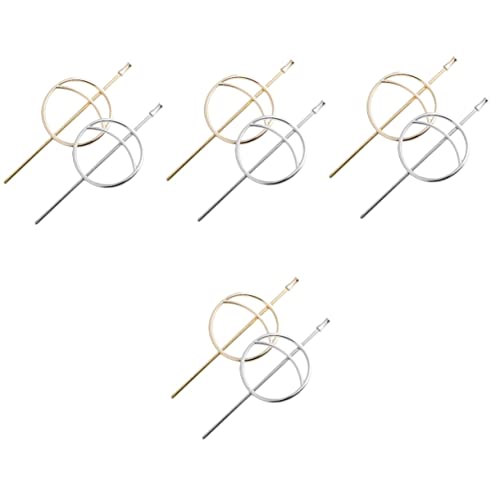 MERRYHAPY 4 Sets Metall-haarknotenhalter Haarnadel-oberteil-clip Für Frauen Und Mädchen Elegante Dutt-sticks Dekorative Haarspangen Haar-accessoires Für Hochsteckfrisuren 2 Stück * 4 von MERRYHAPY