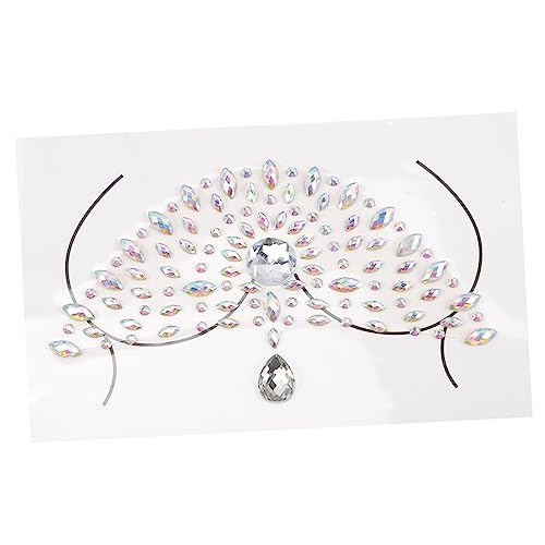 MERRYHAPY 1 Blatt Gesichts-/körperjuwelen Zum Aufkleben Make-up Aufkleber Partykörperjuwelen von MERRYHAPY