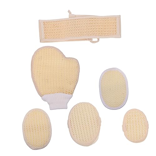 MERRYHAPY Badetuch-set Mit Badeschwamm Und Damen-badehandschuhen Rückenstreifen Für Peeling Und Hautmassagen Wiederverwendbar Und Hautfreundlich von MERRYHAPY