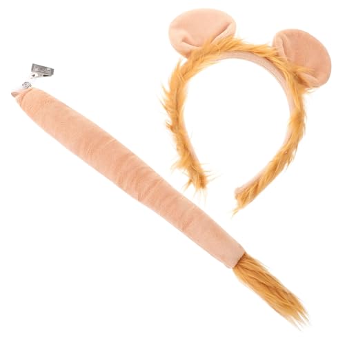 MERRYHAPY Löwen Und Mit Tierkostüm-requisiten Stirnband Und Tierschwanz Für Kinderparty-cosplay von MERRYHAPY