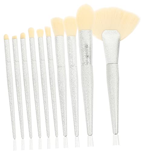 MERRYHAPY 1satz Teiliges Make-up Pinselset Für Augen Gesicht Und Lippen Professionelle Kosmetikpinsel Mit Transparentem Griff Für Lidschatten Puder von MERRYHAPY
