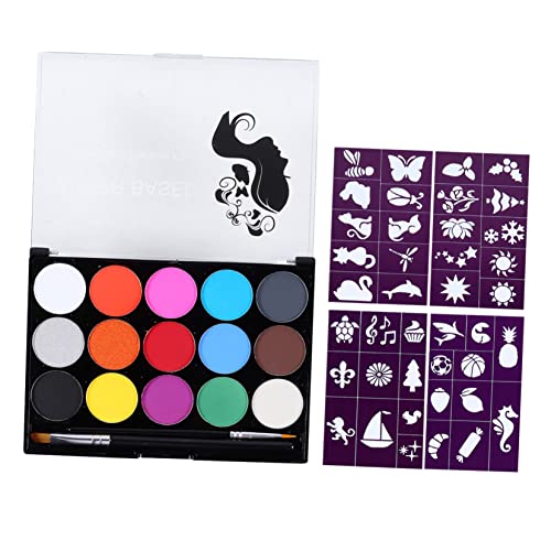 MERRYHAPY 1 Satz Körperfarbe Ungiftiges Gesichtsfarbenöl Gesicht Körper Malen Kit Schminkpigmente Sicheres Make-up Cosplay-gesichtsfarbe Schminksets Wasserlösliche Gesichtsfarbe Bilden Ölig von MERRYHAPY