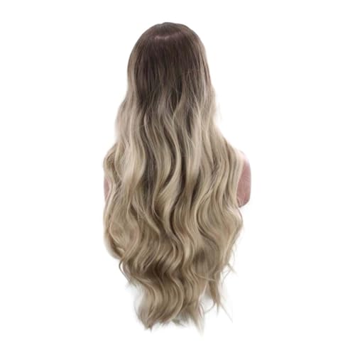 MERRYHAPY 1stück Lange Lockige Damen Perücke Cosplay Perücke Aus Synthetik Mit Netz Seitlich Gefegt Für Halloween Kostüm Party Alltag Und Besondere Anlässe von MERRYHAPY