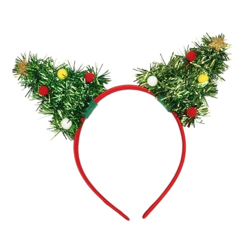 MERRYHAPY Weihnachtlicher Haarreif Form Eines Kreativen Weihnachtsbaums Lustiges Headdress Für Festliche Anlässe Ideal Für Erwachsene Und Perfekte Weihnachtsaccessoires Für Partys von MERRYHAPY