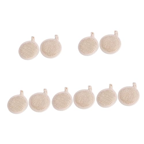 MERRYHAPY 10 Stk Badetuch natürlicher Meeresschwamm esponja para bañarse Peelingtücher für den Körper Körperpeeling Luffa fleab badezusã¤tze Badeschrubber Badezimmerversorgung betäuben von MERRYHAPY