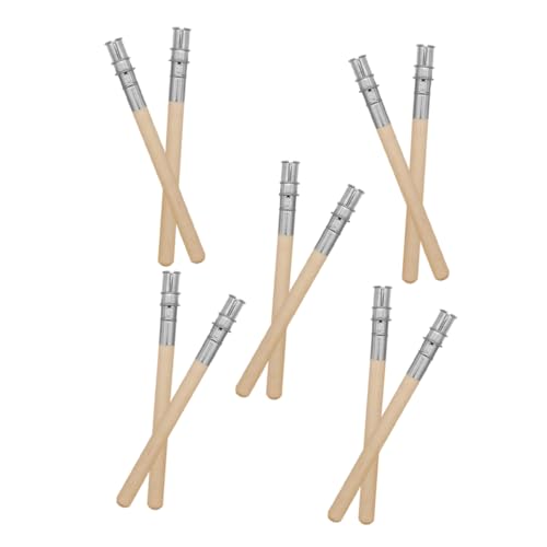 MERRYHAPY Stiftverlängerungen Aus Edelstahl 10 Stück Passend Für Augenbrauenstifte Und Buntstifte Kompakt Und Langlebig von MERRYHAPY