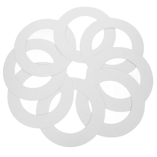 MERRYHAPY 10 Stück Teiliges Wachswärmer Schutzpapier Ringe aus Papier Praktisch und Auslaufsicher Passend für Verschiedene Wachsheizgeräte zur Sauberen Haarentfernung und Enthaarung von MERRYHAPY
