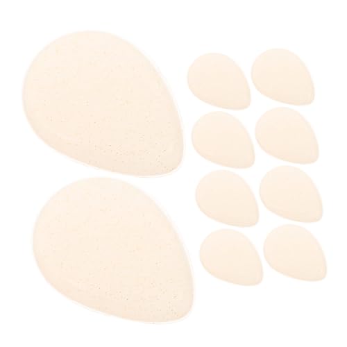 MERRYHAPY 10stücke Silikon-make-up Transparente Applikator Für Flüssige Foundation Puderquaste Mit Tropfenform Nicht Saugfähig Für Empfindliche Haut von MERRYHAPY