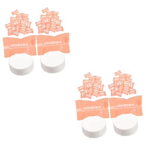 MERRYHAPY 100 Stk Komprimiertes Handtuch Tragbare Tücher Komprimierte Handtuchtabletten Reisehandtücher Kompaktes Handtuchtablett Reisehandtuch Toilettenpapier Tabletten Weiß Spunlace-vlies von MERRYHAPY