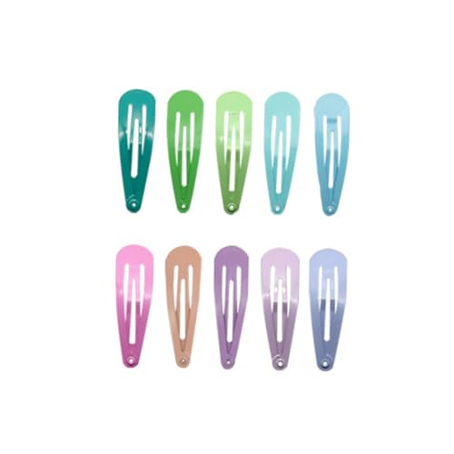 MERRYHAPY 100 Stück Wasser Tropfen Haarklammern Bunte Haarspangen Mädchen Haarschmuck Vielseitig Einsetzbar Für Alltag Geburtstag Weihnachten Zufällige Farbe Zufällige Farbe von MERRYHAPY