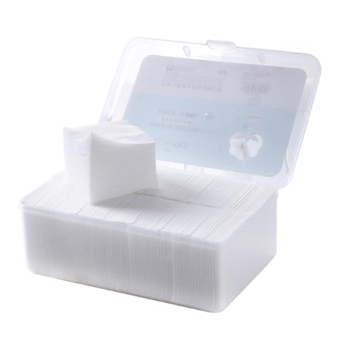 MERRYHAPY 1000stücke Gesichtspads Aus Vliesstoff Dünne Kosmetikpads Für Frauen Make-up-pads Zum Entfernen Von Make-up Mit Aufbewahrungsbox von MERRYHAPY